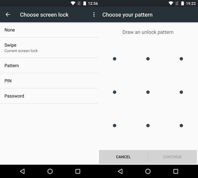 Android-Lock-Screen-Screenshot محافظت از حریم خصوصی