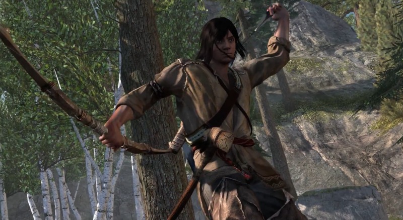 Assassins-Creed-3-Young-Connor-Bow-Arrow