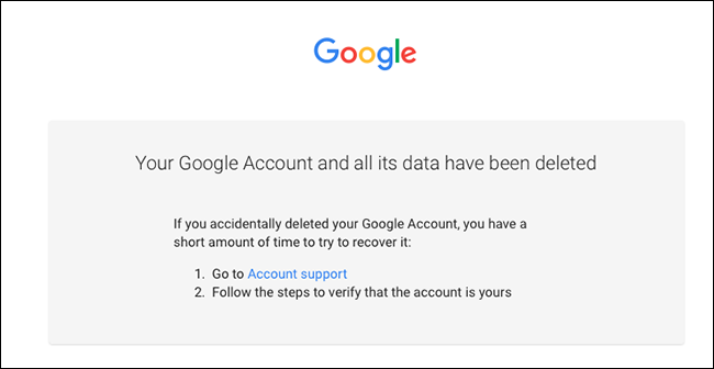 حذف حساب گوگل