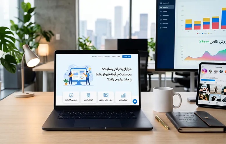 مزایای طراحی سایت