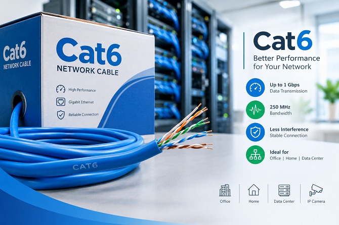 کابل شبکه cat6